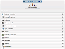 Tablet Screenshot of hire-intelligence.co.nz